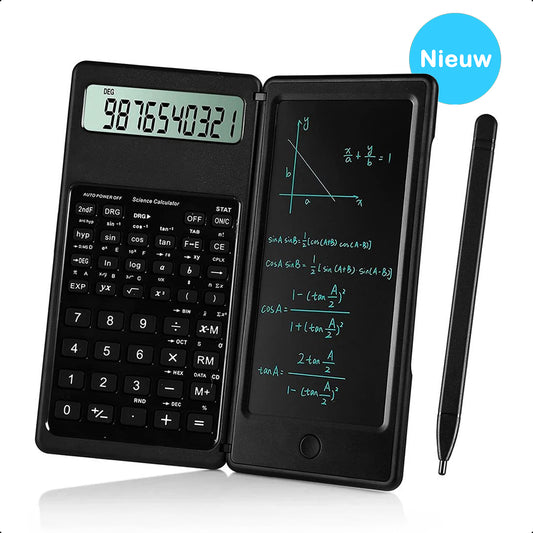 TechEssentials Scientific Calculator - Digital Notebook | School - Office - Write - Draft - Pen - Students - Sustainable