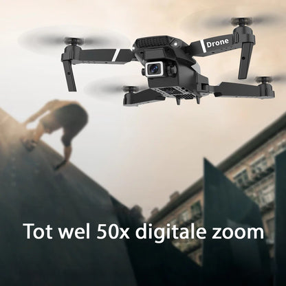 Dual Camera Drone - Incl 2 Accu's En Case - Zwart