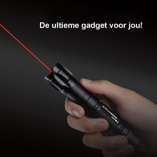 Professionele Laserpen Rood <5mW Met Case - Oplaadbaar - Inclusief Batterijen En Oplader