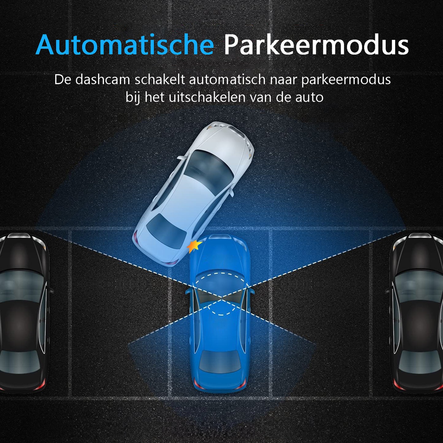 Dual Dashcam Voor Auto - Met Achteruitrijcamera Universeel - Full HD - Met 32GB Micro SD-Kaart - Met Nachtzicht