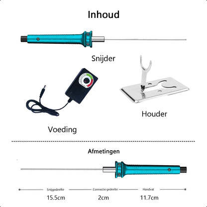 Buigbare Piepschuimsnijder Met Houder - 30W - Instelbaar